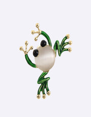 Snowy Owl Elegance Pin