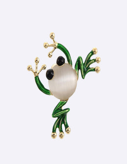 Snowy Owl Elegance Pin